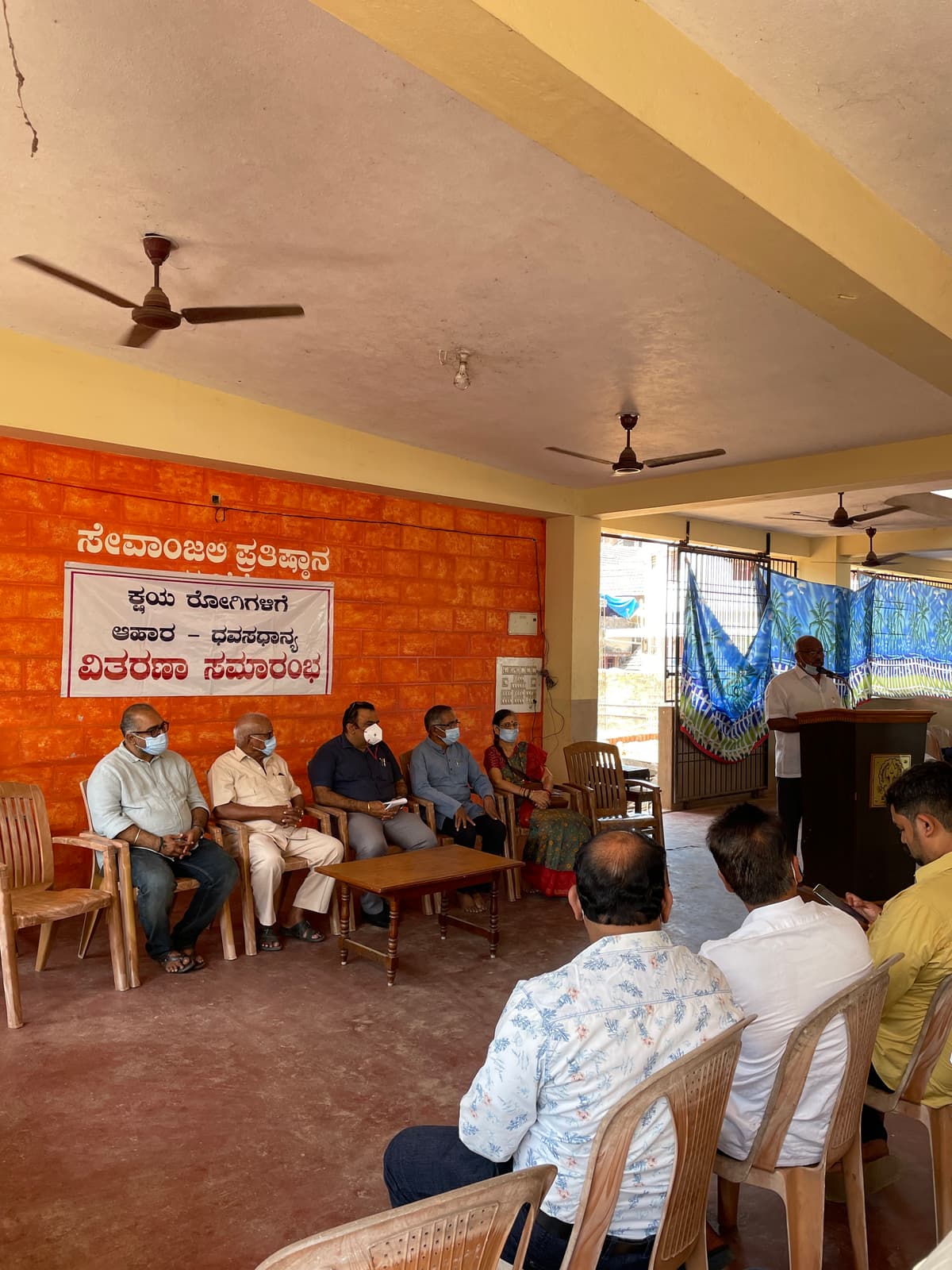 Food distribution to the needy