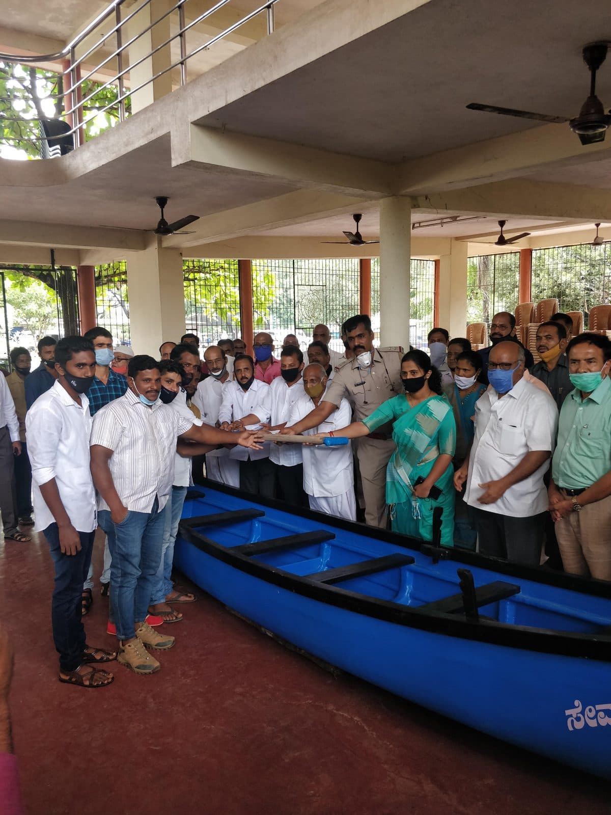 Flood relief — boat donation to rescue teams